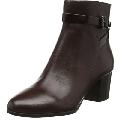 Image of Geox D PETALUS C, Women’s Ankle Boots, Red (Dk Burgundyc7357), 2.5 UK (35 EU)