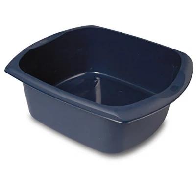 Image of Addis Large Washing Up Bowl 9.5L Capacity In Ink Blue, 38 x 32 14 cm