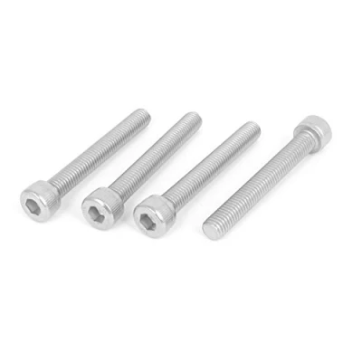Image of Sourcingmap M8x60mm 304 Stainless Steel Hex Key Bolt Socket Head Cap Screws 4pcs
