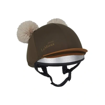 Image of LeMieux Mini Double Pom Hat Silk Alpine