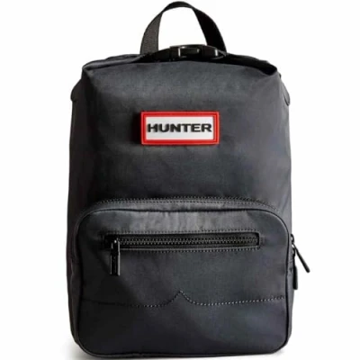 Image of Hunter Nylon Mini Pioneer Topclip Backpack Navy One Size