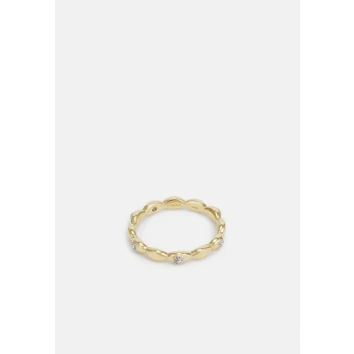 Image of Fossil Sutton Ring goldcoloured, Women&#039;s, Size: J, Gold coloured