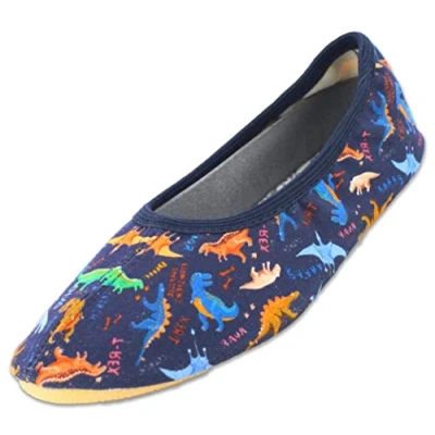 Image of Beck Dinosaurs Slip on, darkblue, 9 UK Child