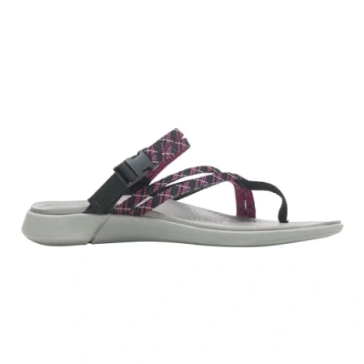 Image of Hush Puppies Women&#039;s Good Toepost Sandal, Black, 5 UK