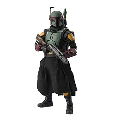 Image of S.H. Figuarts Star Wars The Mandalorian Boba Fett, Approx. 6.1 inches (155 mm), ABS &amp; PVC Cloth Pre Painted Action Figure