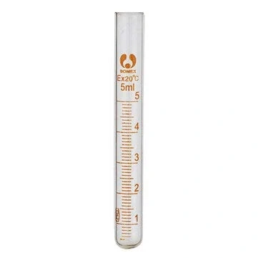 Image of TuToy 10Pcs/Set Glass Clear Graduated Test Tube Measuring Calibration 5/10/20/25/50Ml For Lab Experiment 5Ml