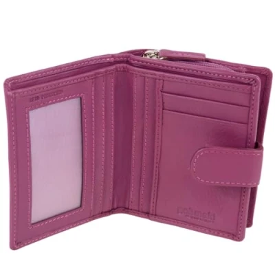 Image of Golunski Leather Ladies Compact Purse/Wallet RFID Protected Orchid