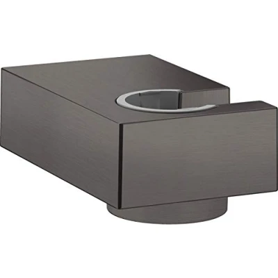 Image of Hansgrohe Shower Holder Porter E, Brushed Black Chrome, 28387340