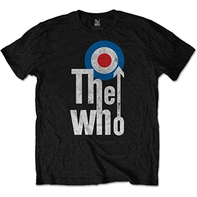Image of Rock Off officially licensed products The Who &#039;Elevated Target&#039; T Shirt (2 Extra Large) Black