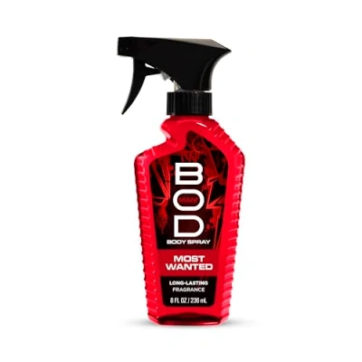 Image of Bod Man Most Wanted by Parfums De Coeur Fragrance Body Spray 8 oz