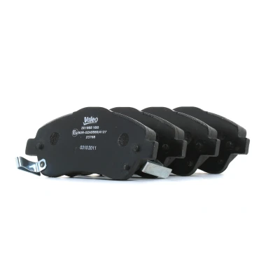 Image of 0446505130, 0446505131, 0446505140, 0446505150, 0446505170 Brake pad set VALEO 301665 TOYOTA: Avensis II Hatchback, Corolla Verso