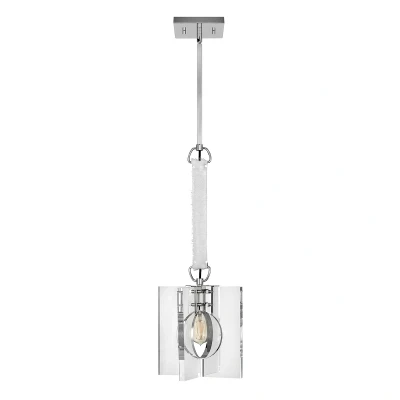 Image of Lisa McDennon by Hinkley Ludlow 1 Light Pendant Polished Nickel