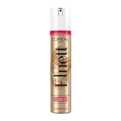 Image of L&#039;Oréal Paris Elnett Hair Spray, for Coloured with UV Filter, Up to 72H Hold, 200ml