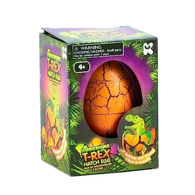 Image of Keycraft Nurchums Dinosaur Egg T Rex Toy 11 cm