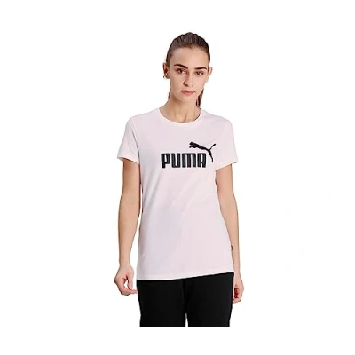 Image of Puma Print Tshirt, Women&#039;s, Size: XS, White