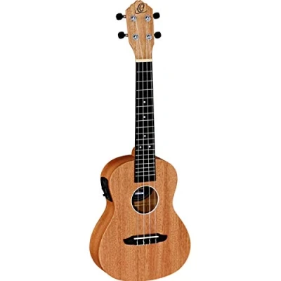 Image of Ortega Guitars Concert Ukulele Electro Acoustic Timber Series Including Gigbag Sapele, Natural (RFU11SE)