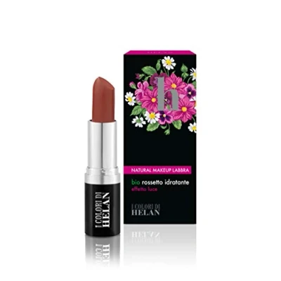 Image of Helan I Colori Moisturising Vegan Lipstick for Your Makeup with Softening &amp; Emollient Properties Long Lasting Creamy Shiny Texture, Gifts Women Made in Italy, Hazelnut, 4 ml