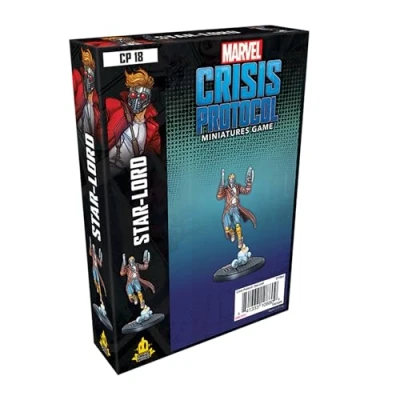 Image of Atomic Mass Games Marvel Crisis Protocol: Character Pack: Star Lord Miniatures Game Ages 10+ 2+ Players 45 Minutes Playing Time