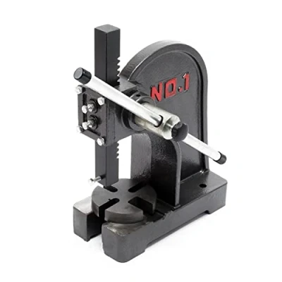 Image of WilTec Turning arbor press up to 1T Workshop Hand lever Punching