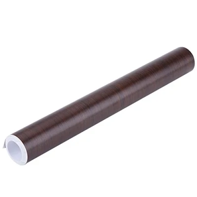 Image of Car Interior Wrap Wood walnut + Self Adhesive Grain Textured Film Panel Stickers Vintage Style(W1398)