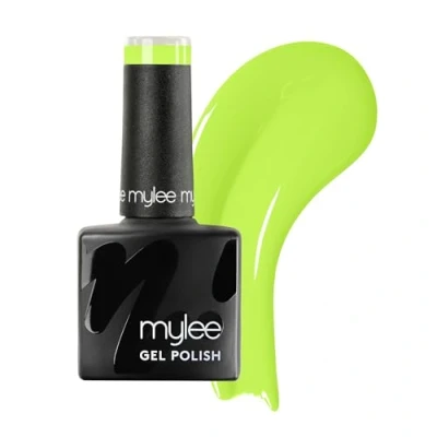 Image of Mylee Gel Nail Polish 8ml [Margarita] UV/LED Soak Off Art Manicure Pedicure for Professional, Salon &amp; Home Use [Neon Range] Long Lasting Easy to Apply