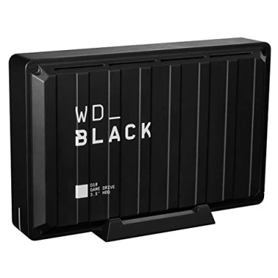 Image of WD_BLACK D10 8TB Game Drive for Xbox, external HDD, transfer speeds up to 250 MB/s, 7200RPM, Active Cooling Store your Massive Collection, 1 Month Xbox Pass, black
