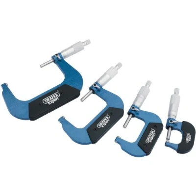Image of Draper Metric External Micrometer Set (4 Piece)