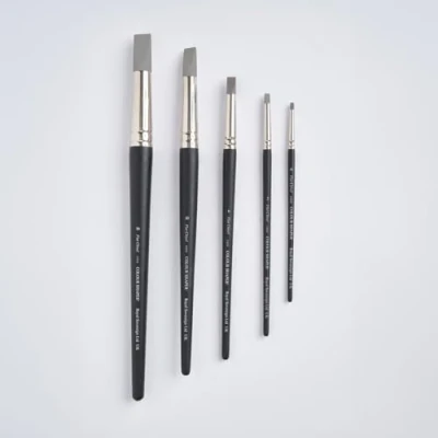 Image of Colour Shaper Cup Chisel 10 Flat Painting Brush Grey