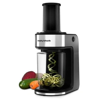 Image of Morphy Richards 2 Blade Electric Spiralizer Black