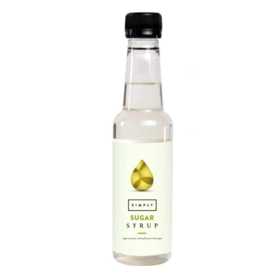 Image of Simply Sugar Syrup, Vegan &amp; Nut Free Flavoured Syrup for Coffee, Cocktails Baking (250ml)