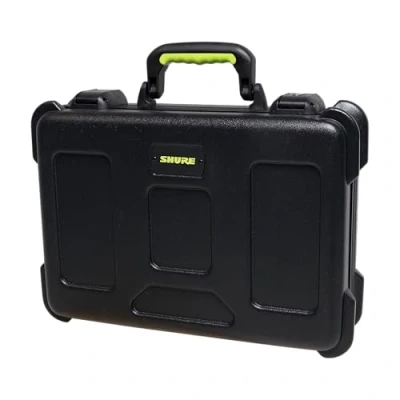 Image of Shure Hardase with TSA approved latches for (6) wirelss microphones, black (SH MICCASEW06)