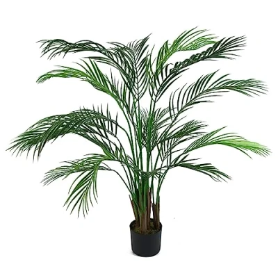 Image of Botanik Realistic Potted Artificial Palm and Tropical Trees Ready to Display