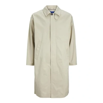 Image of JACK &amp; JONES Men&#039;s Jorsantorini Mac Coat, Fields of Rye, L