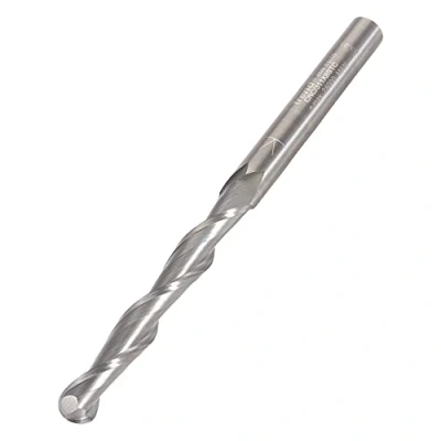 Image of Trend CNC Bullnose Spiral Up Cut Router Cutter, 8mm Shank, Diameter &amp; 62mm Length, Solid Tungsten Carbide, CNC/311X8STC