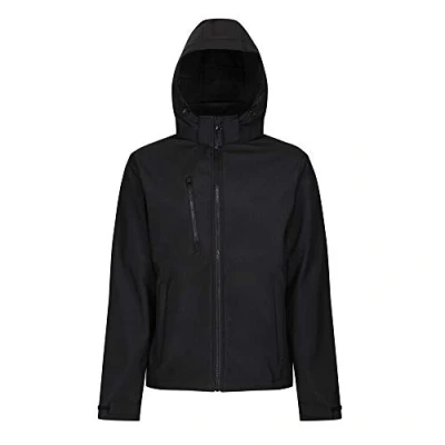 Image of Regatta Professional Men&#039;s Venturer 3 Layer Printable Hooded Softshell Jacket