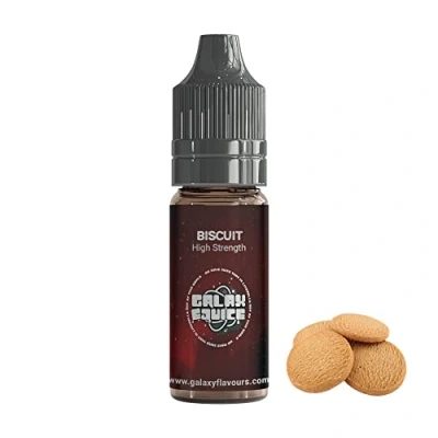 Image of Biscuit High Strength Flavouring 230+ Flavours Galaxy Food Large 100ml Bottle.