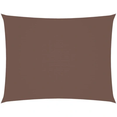 Image of vidaXL Sunshade Sail Oxford Fabric Rectangular 2x3 m Brown