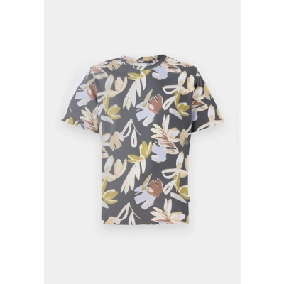 Image of Jack &amp; Jones Premium Jorvarenna TEE CREW NECK Print Tshirt, Men&#039;s, Size: XS, Iron gate