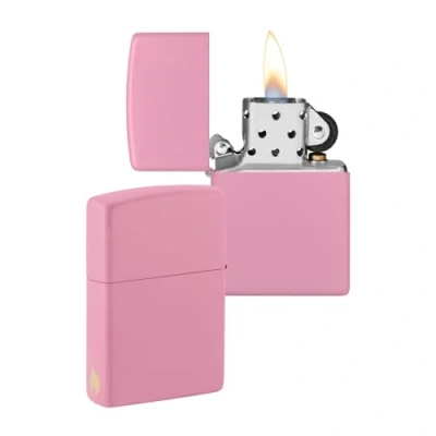 Image of Zippo Lighter, Pink Matte, One Size (211 094913), Metal