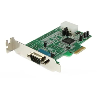 Image of StarTech.com 1 port PCI Express RS232 Serial Adapter Card PCIe Host Controller to DB9 16550 UART Low Profile Expansion Windows &amp; Linux (PEX1S553LP)