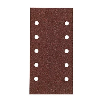 Image of HIKOKI 753062 Papel de Lija para Lijadoras Orbitales 115 x 230 mm Grano 60 with Velcro (Envase 10 ud.)