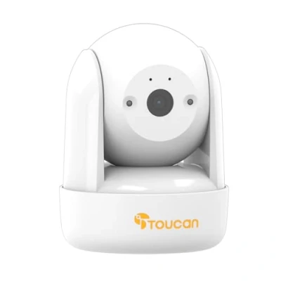 Image of TOUCAN SEEK Pan/Tilt Smart Home Security Camera, Baby Monitor, Pet 1080p Indoor CCTV with Night Vision &amp; Motion Detection, Works Alexa Google, No Subscription Required