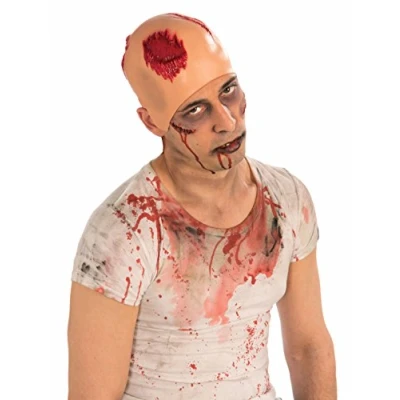 Image of Bristol Novelty 72515 Bloody Bald Cap, One Size