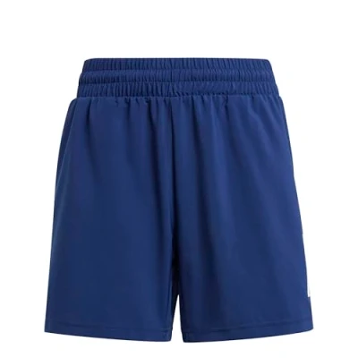 Image of adidas Boy&#039;s Boys Club Tennis 3 Stripes Shorts, Dark Blue, 5 6 Years