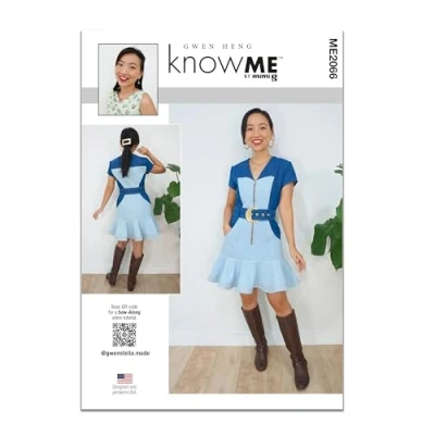 Image of KNOW ME ME2066H5 Misses&#039; Dress by Gwen Heng H5 (6 8 10 12 14)