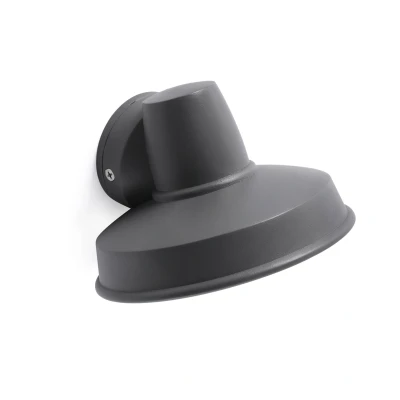 Image of Bronx 1 Light Outdoor Wall Dark Grey IP44, GU10