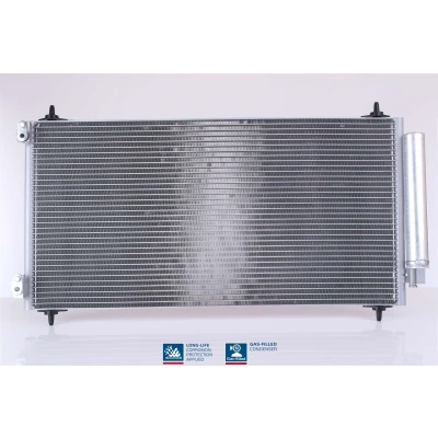 Image of 1401113180, 1401218280, 6455FW, 6455GF Condenser NISSENS 940146 with dryer Aluminium 705mm R1234yf CITROËN: C8 II