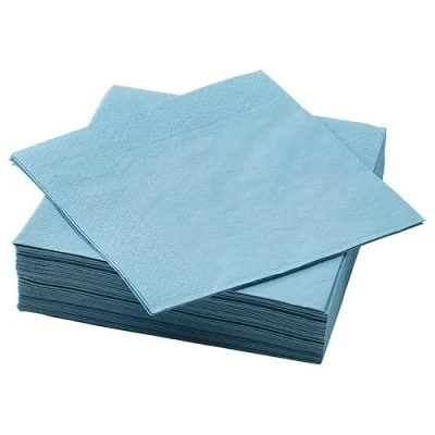 Image of Ikea 2 x Paper napkin, turquoise / 50 pack 40x40 cm