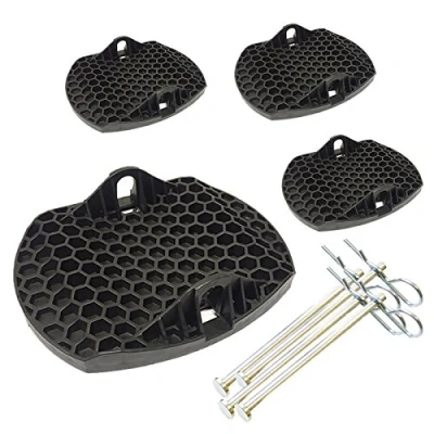 Image of SET OF 4 CARAVAN JACK PADS WITH METAL PINS