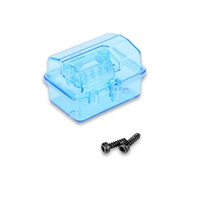Image of Waterproof Receiver Box for 1/10 RC Remote Control Car Slash Traxxas Huanqi727 (Transparent)